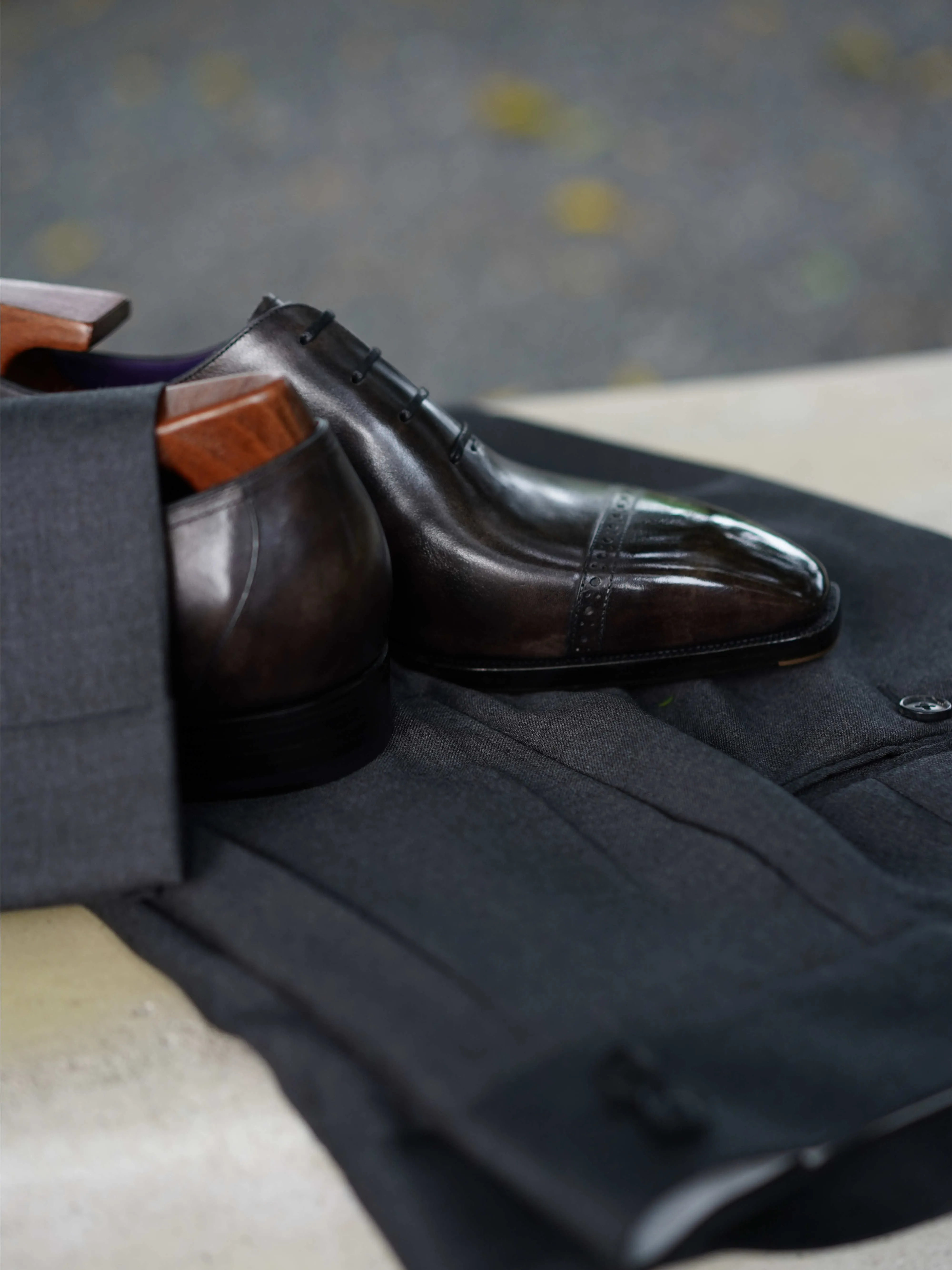 QUARTER BROGUE OXFORD  SHOES 5040