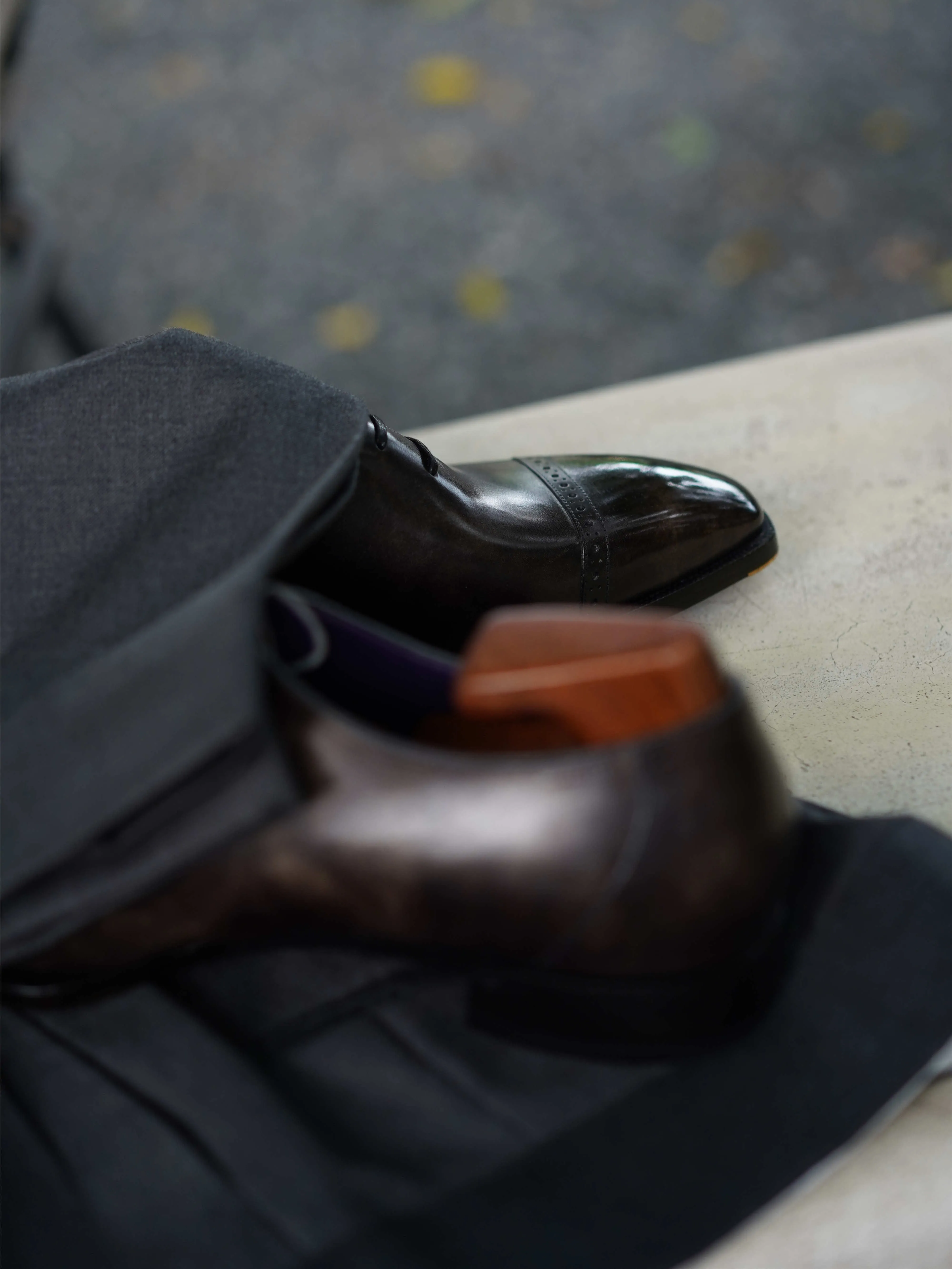 QUARTER BROGUE OXFORD  SHOES 5040