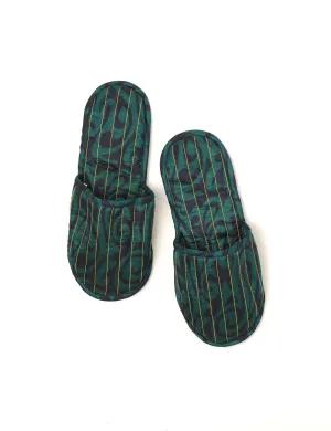 Quilted slippers
