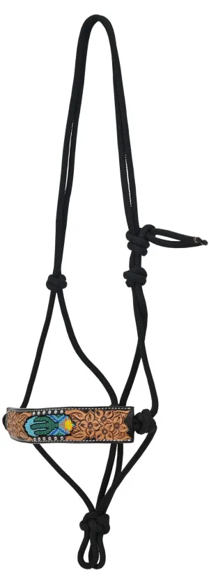 Rafter T Ranch Beaded Cactus Rope Halter