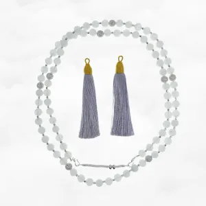 Return to Origin Multi-style Moonstone Beaded Necklace with Tassels