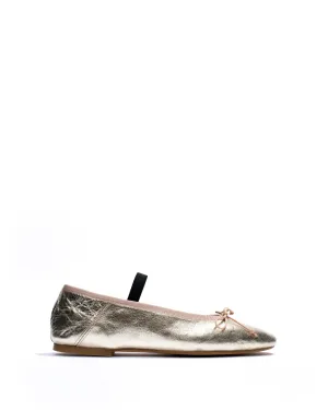 Rhina Grained metallic lamb Champagne