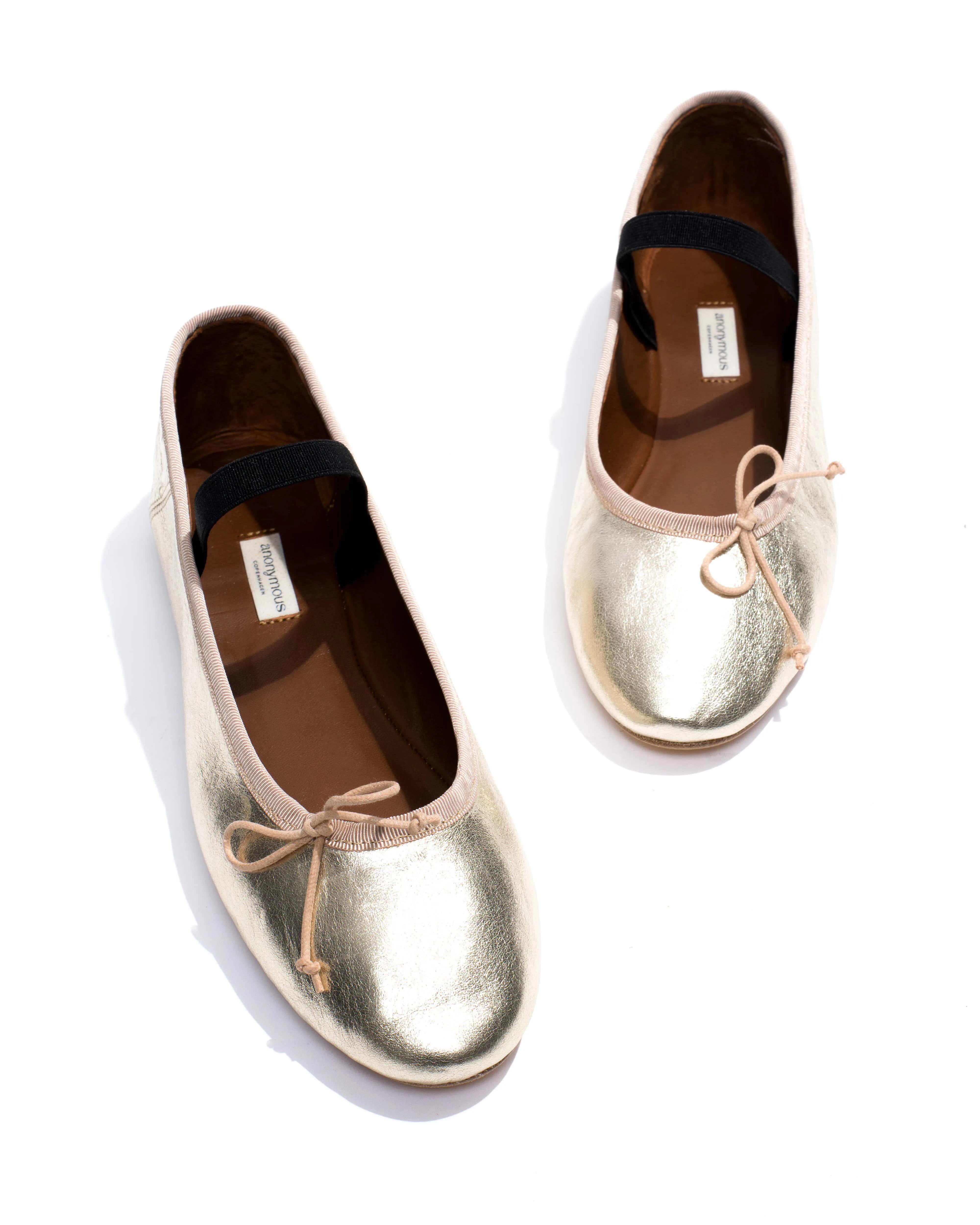 Rhina Grained metallic lamb Champagne