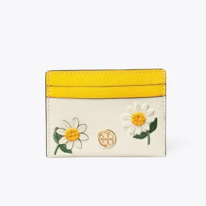 Robinson Floral Embroidered Card Case