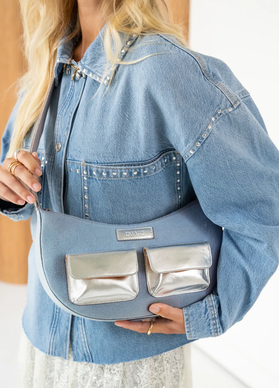 ROSARIO BAG denim - Tassen | Silver / Jeans