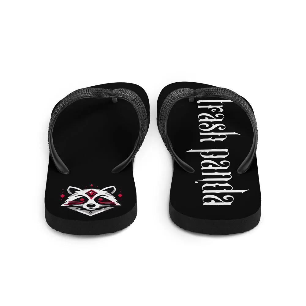 Ruby Raccoon Trash Panda - Flip-Flops