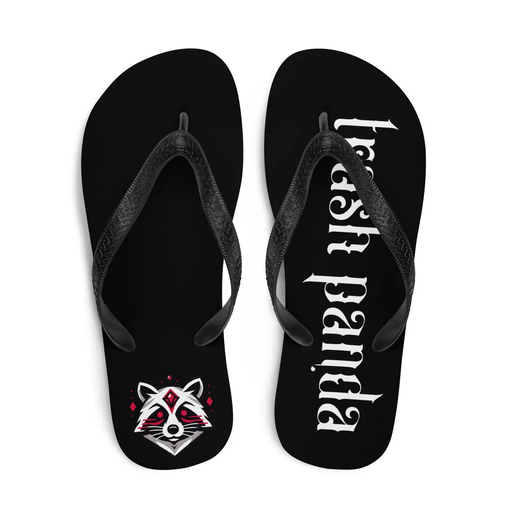Ruby Raccoon Trash Panda - Flip-Flops