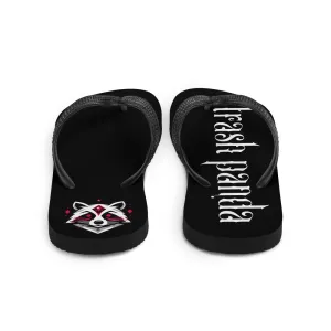 Ruby Raccoon Trash Panda - Flip-Flops