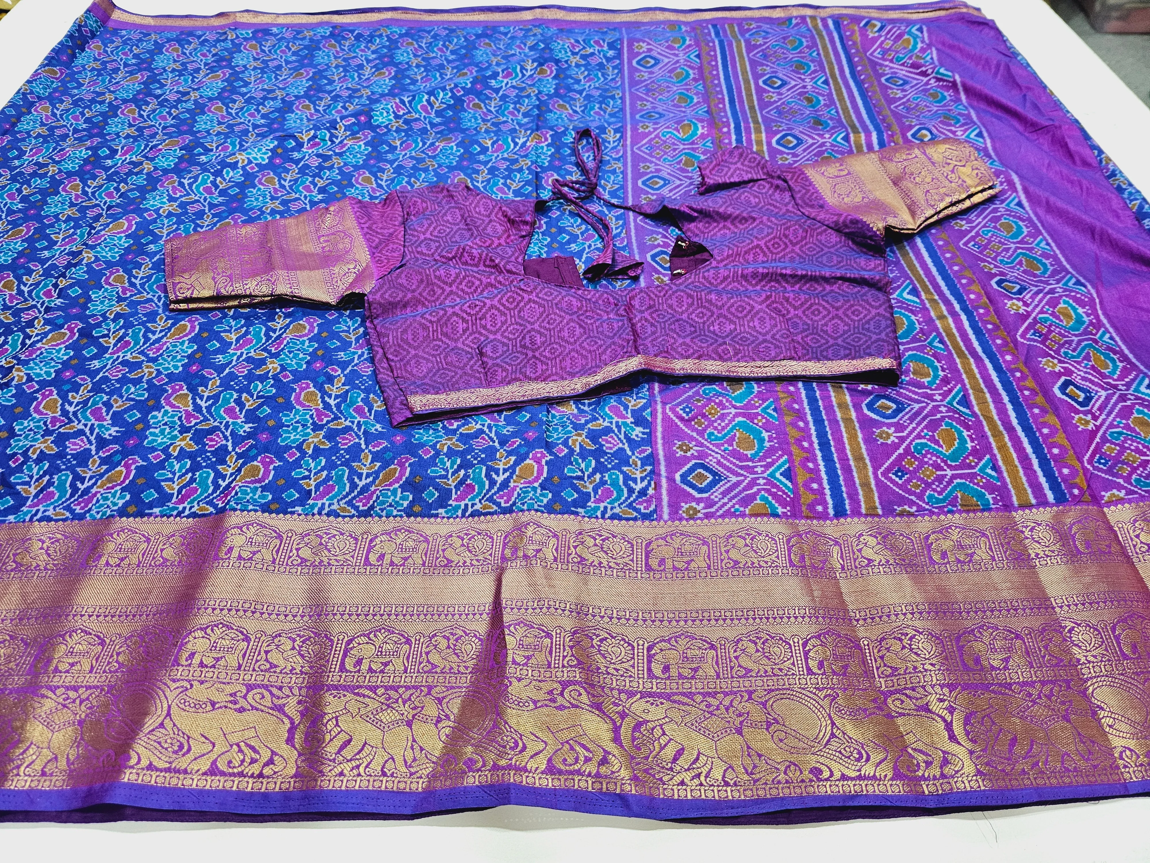 Semi slik saree