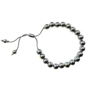 Silver Beaded Bracelet