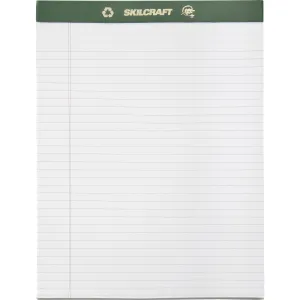 SKILCRAFT Perforated Chlorine Free Writing Pad