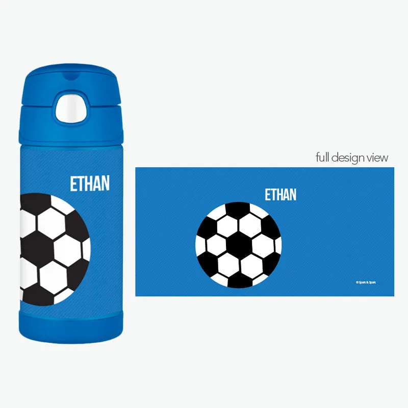 Soccer Fan Personalized Thermos Bottle