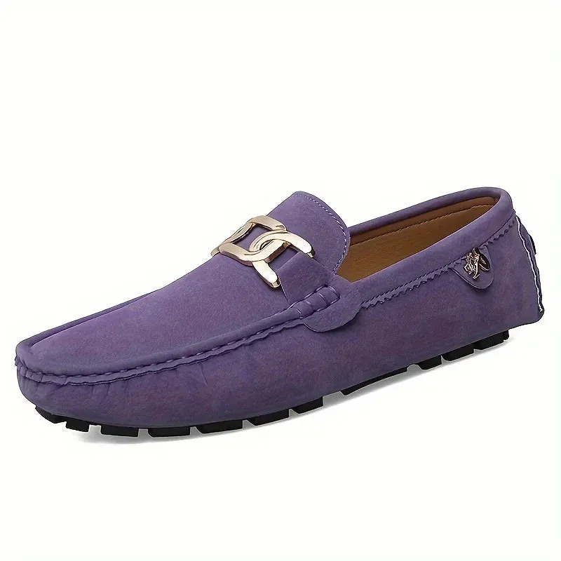 Split Leather Men Loafers Slip on Flats Casual Shoes for Women Moccasins Super Soft Female Footwear