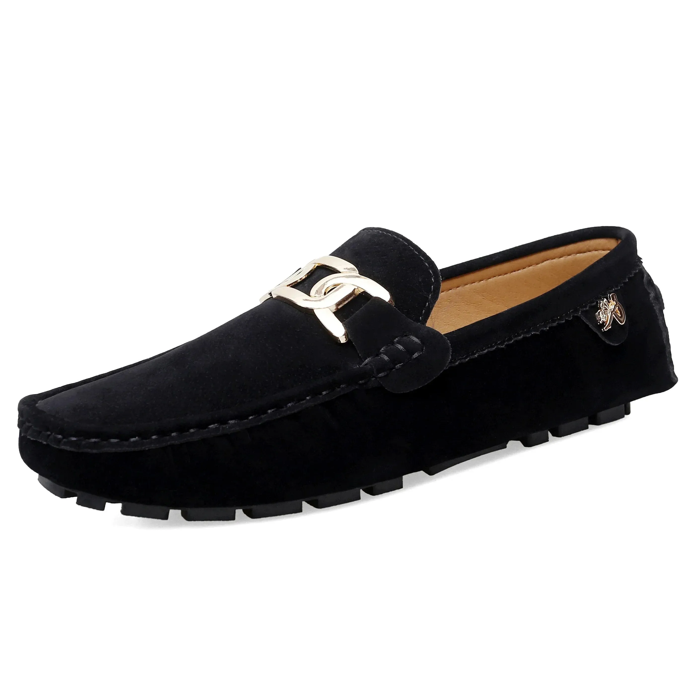 Split Leather Men Loafers Slip on Flats Casual Shoes for Women Moccasins Super Soft Female Footwear
