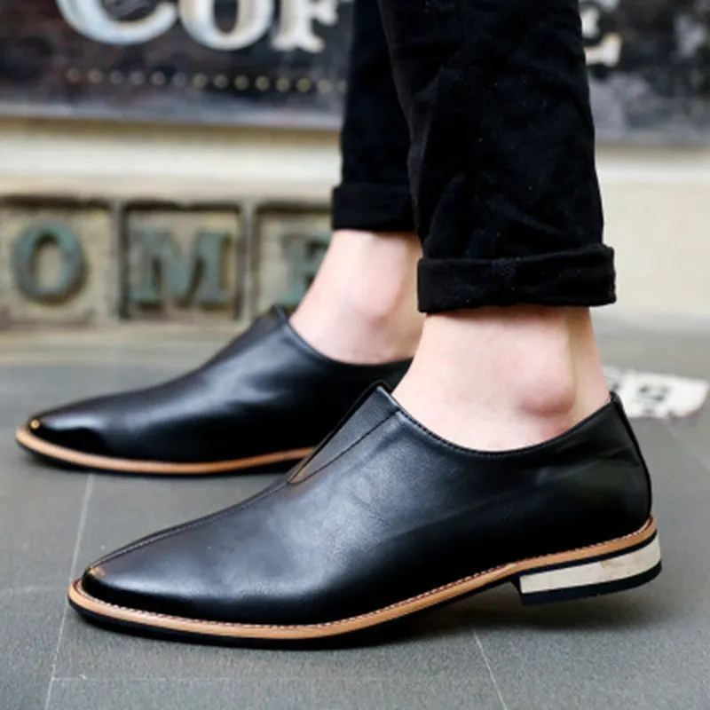 Spring Autumn Loafers Men Oxford Flat Shoes Top brand Men Moccasins Shoes Leather Men Shoes Casual zapatos hombre EPP046