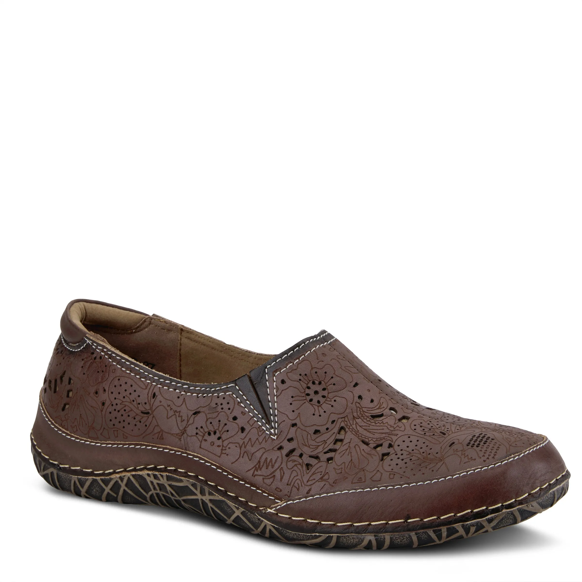 Spring Step Shoes  L'Artiste Libora Women's Hand Painted Leather Loafers