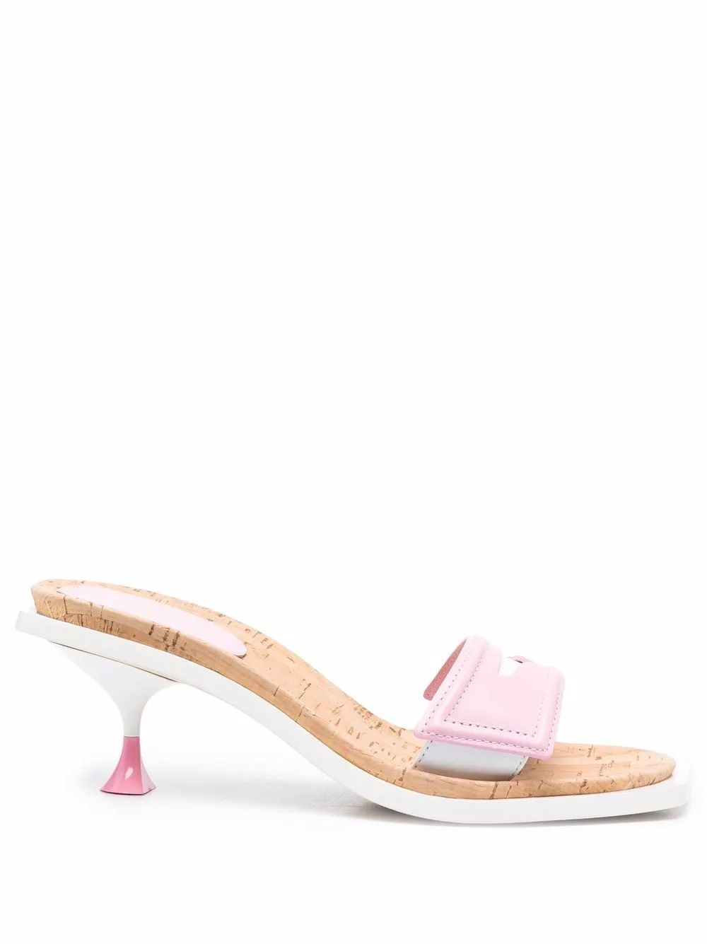square-toe leather sandals