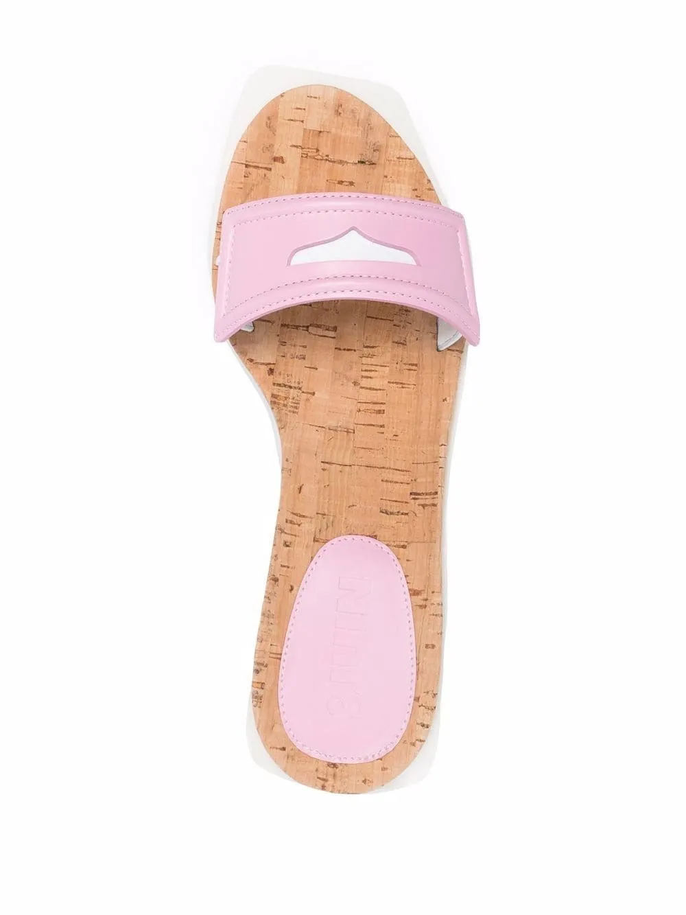 square-toe leather sandals