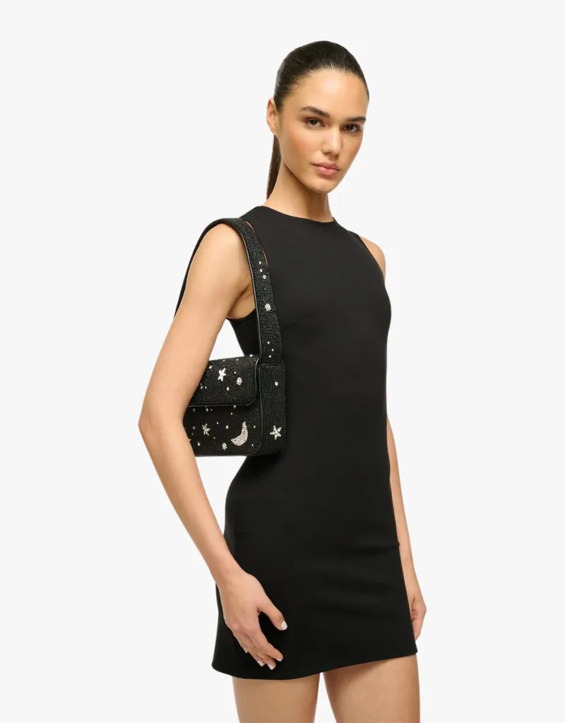 Staud Tommy Beaded Bag in Starry Night