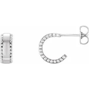 Sterling Silver Beaded Earrings