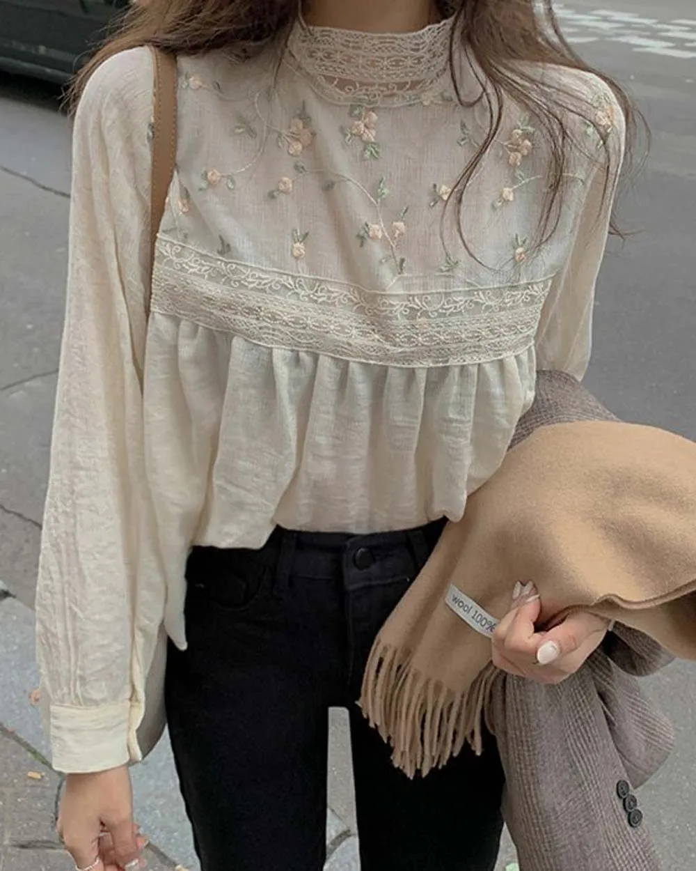 Sweet Embroidered Top