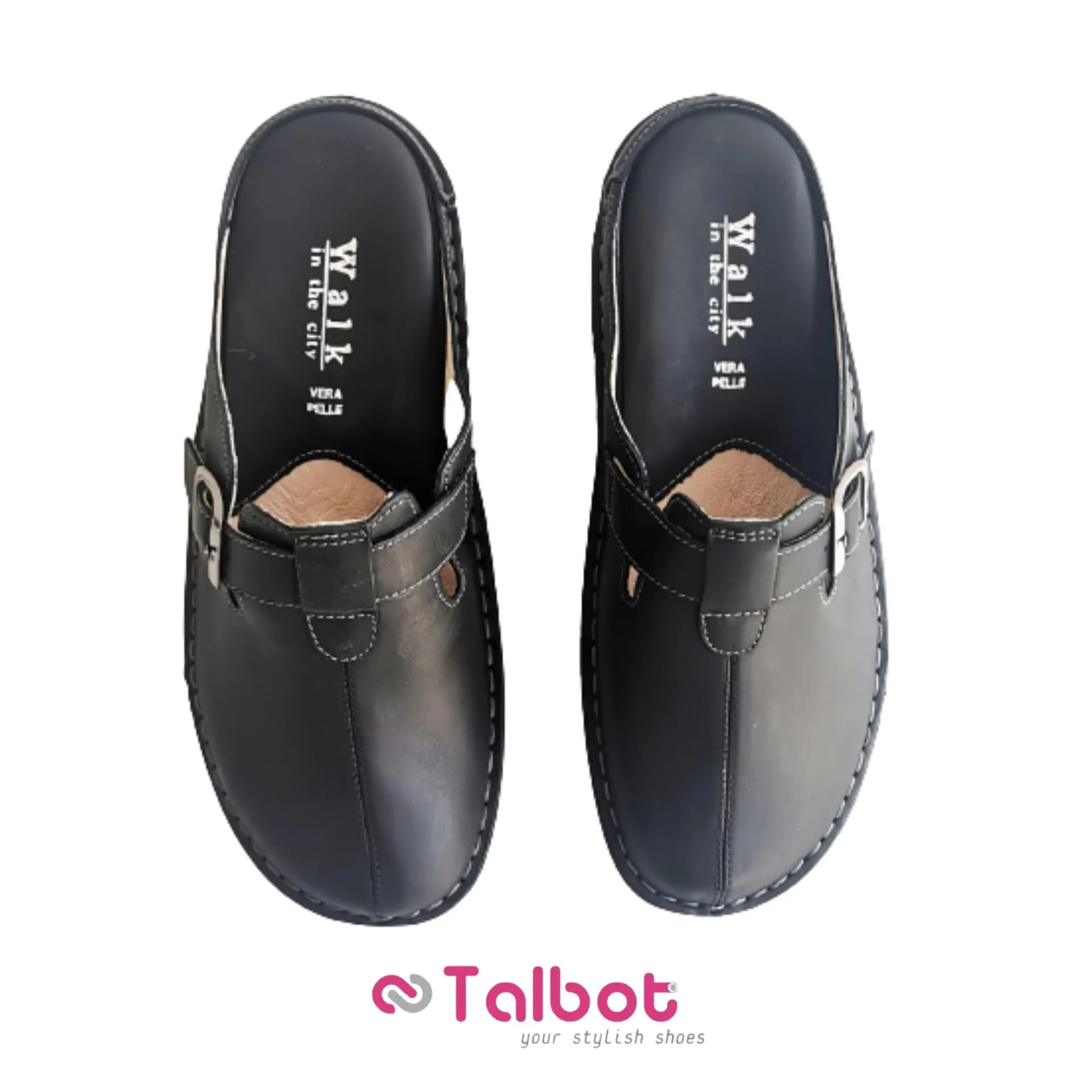 Talbot Leather Slippers