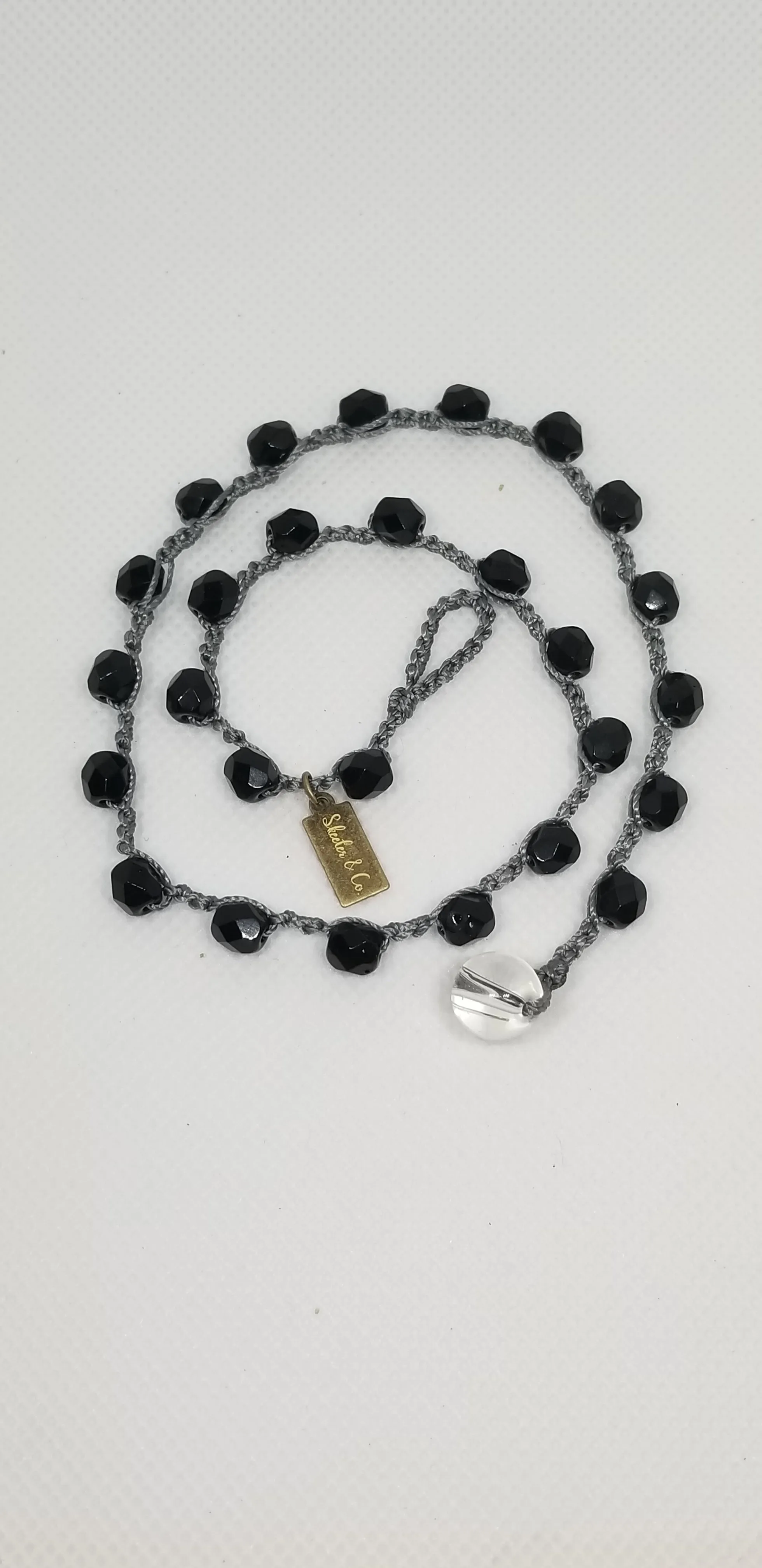 Teresa- Jet Black Choker