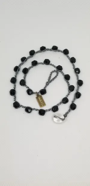 Teresa- Jet Black Choker