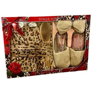Thalia Sodi luxury spa set robe slippers headband back brush foot lotion &amp; soak