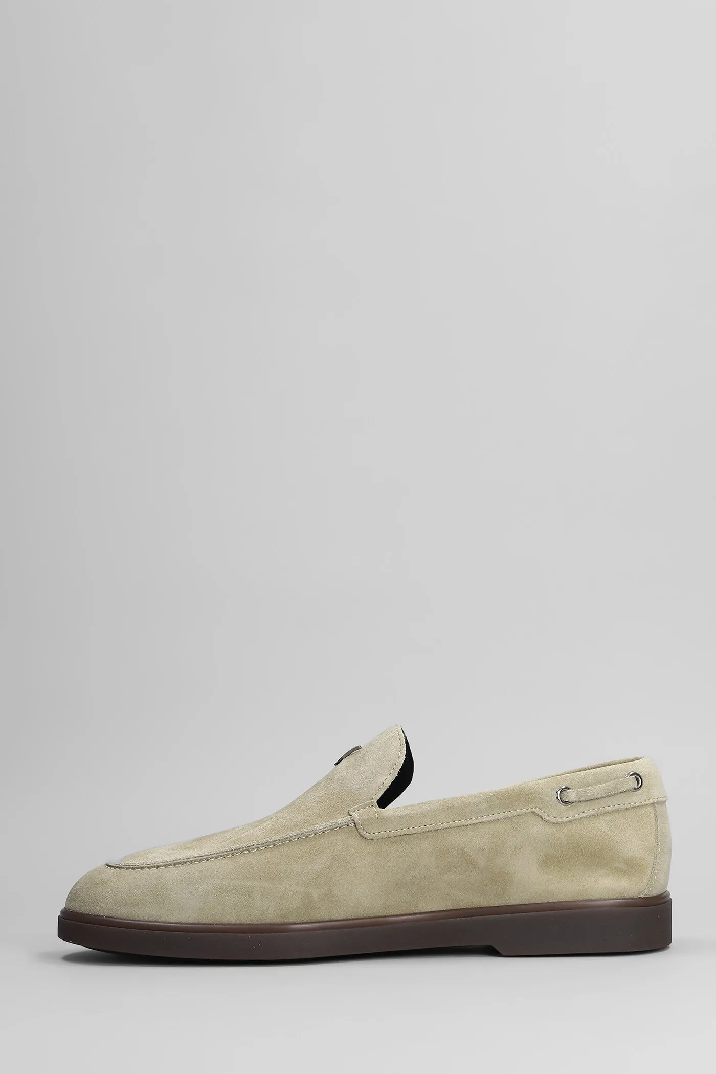 The maui Loafers in taupe suede
