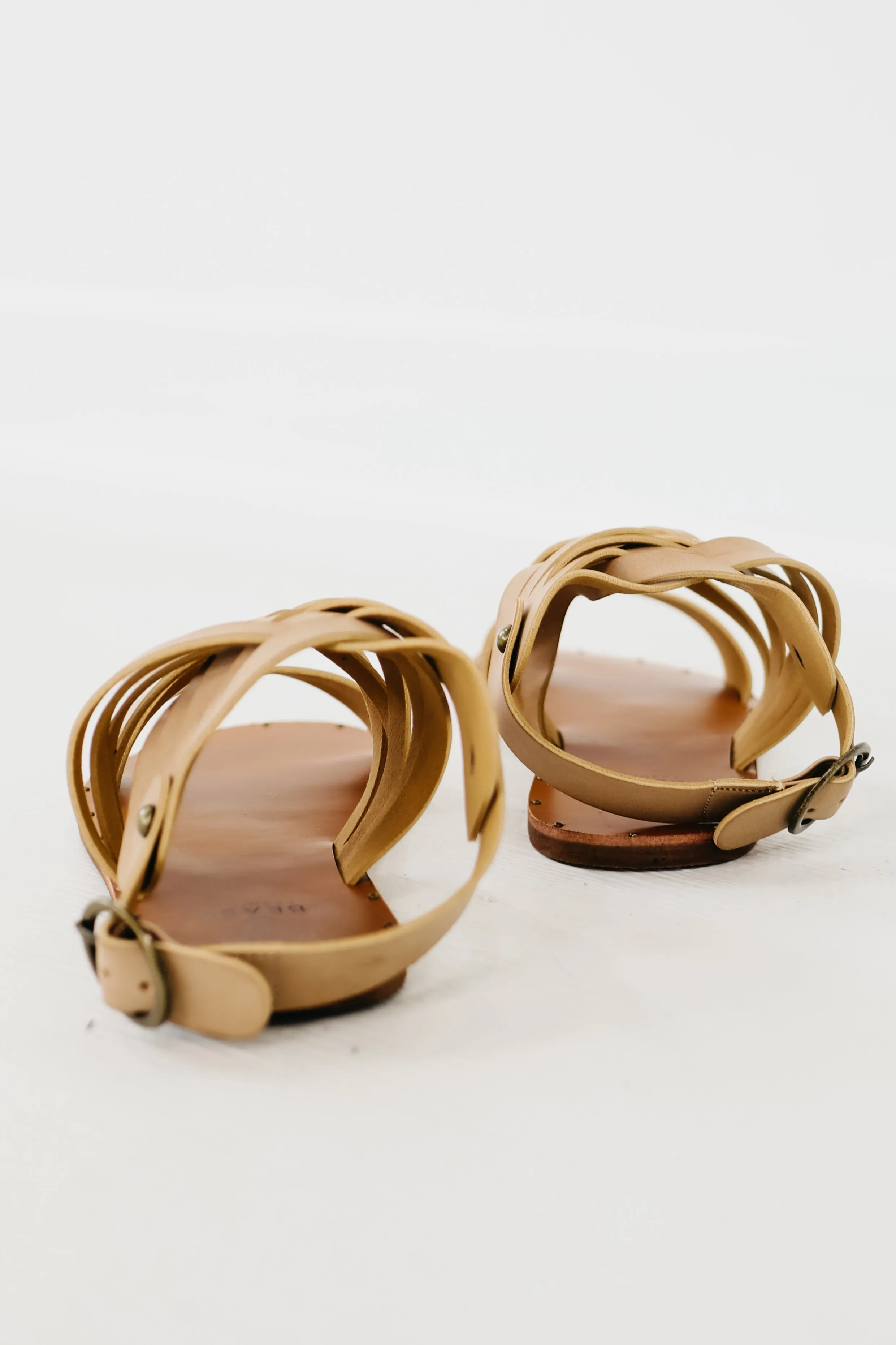 The Travis Ankle Strap Sandal | Taupe - FINAL SALE