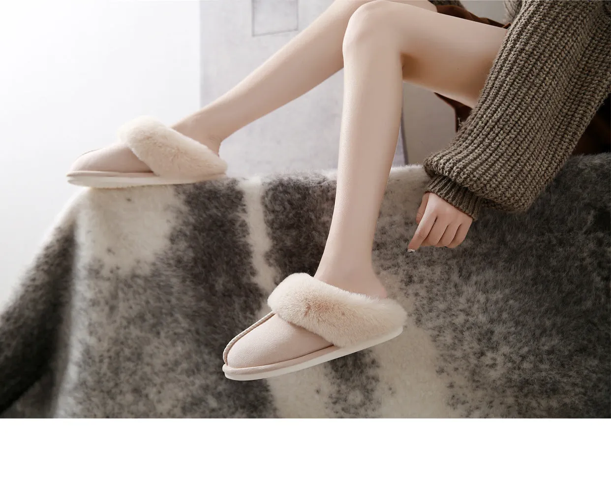 Toasty Toes Faux Fur Slippers