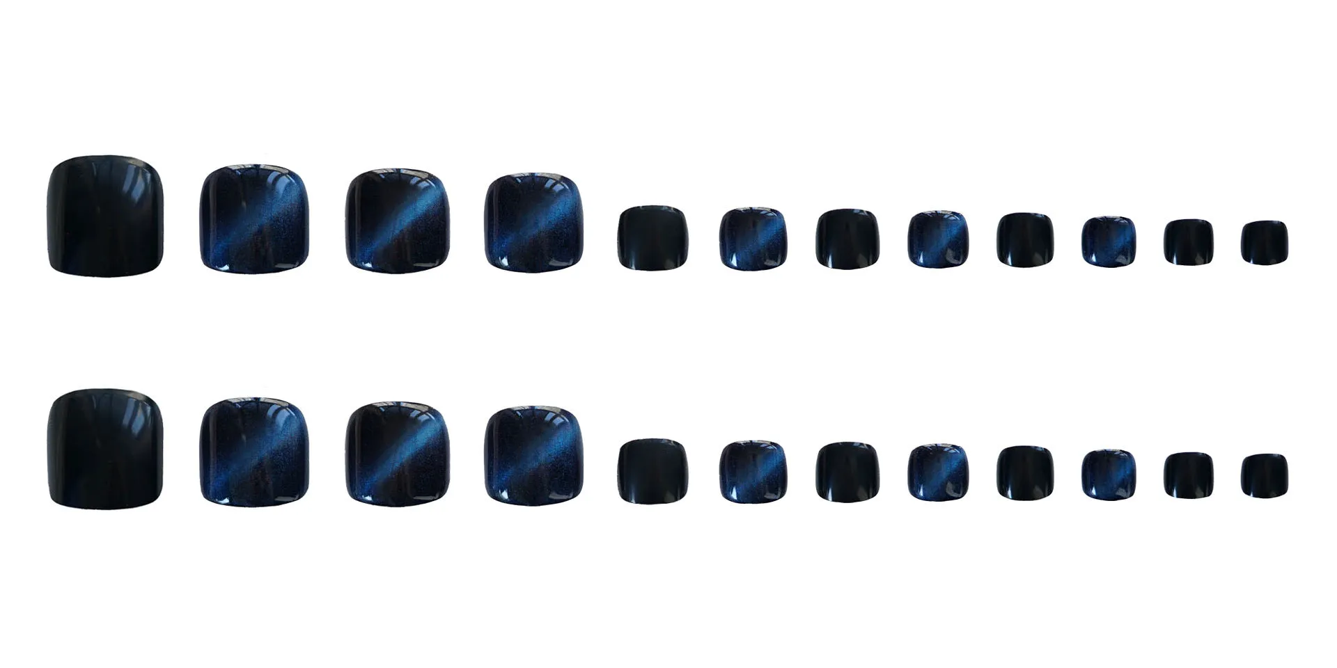 Toe nail cateye sapphire