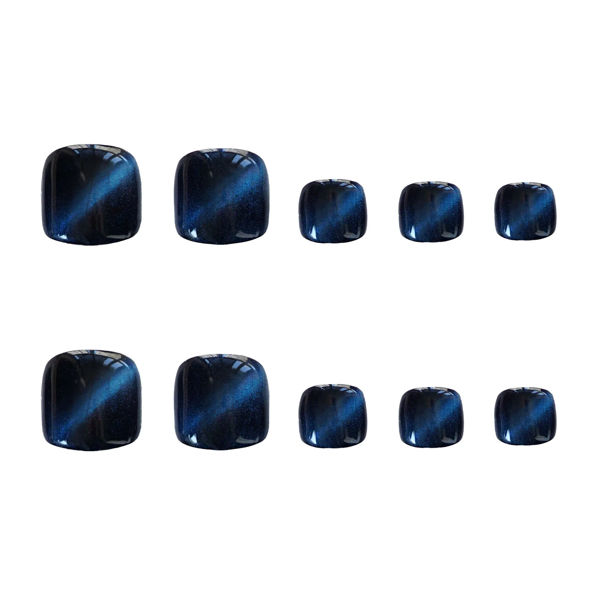 Toe nail cateye sapphire