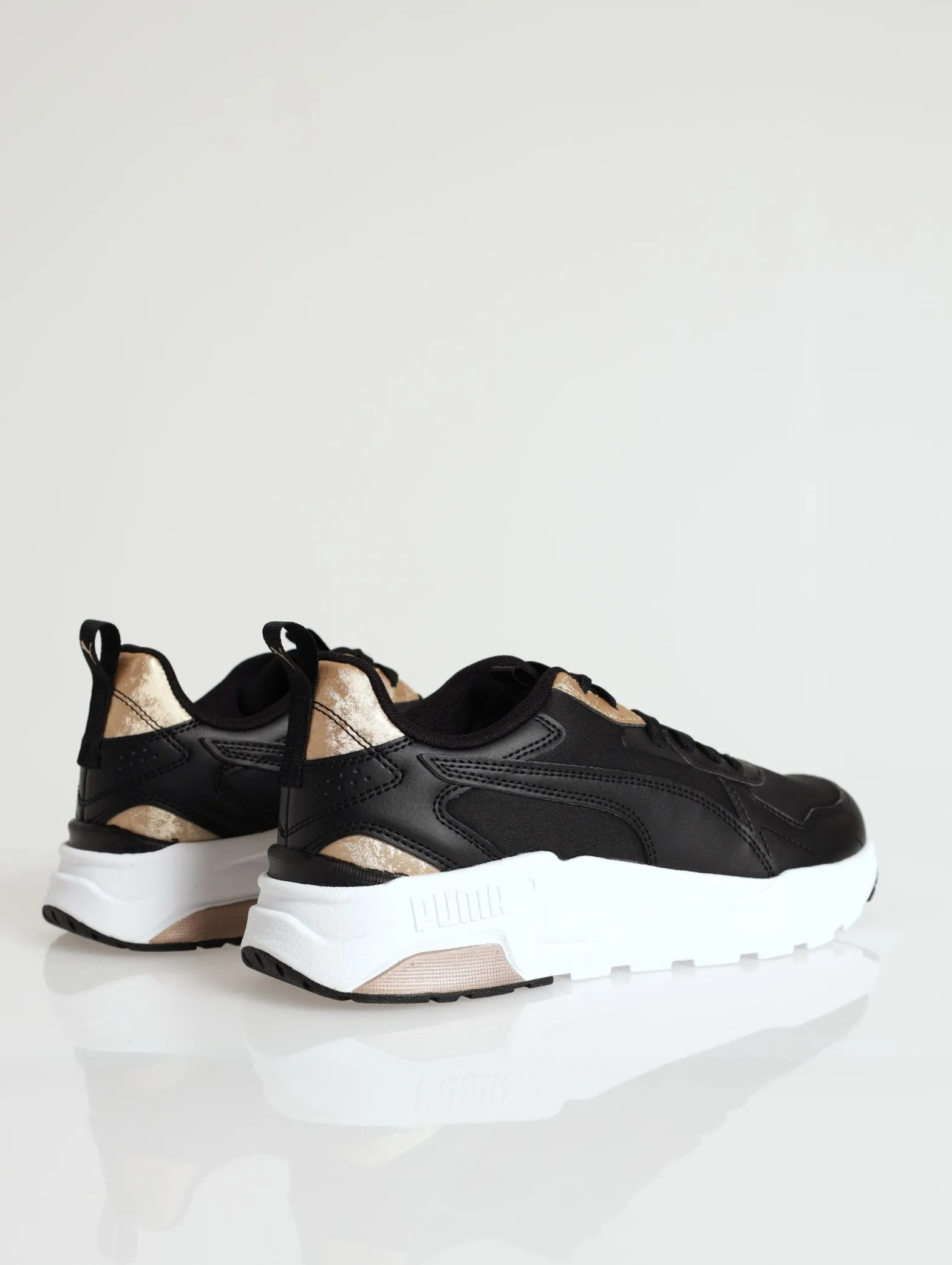 Trinity Lite Space Metallic Sneaker - Black