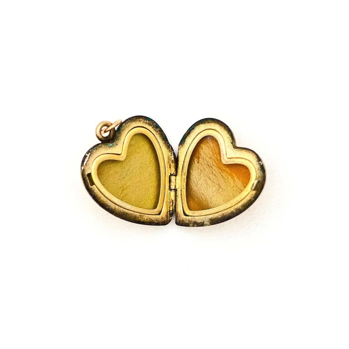 Twin Flowers Heart Locket