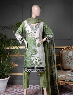 Un-stitched Embroidered Lawn (SE-3A) Eastern Abstract