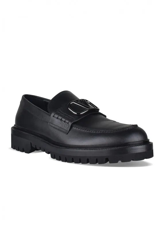 Valentino Garavani V Logo Loafers