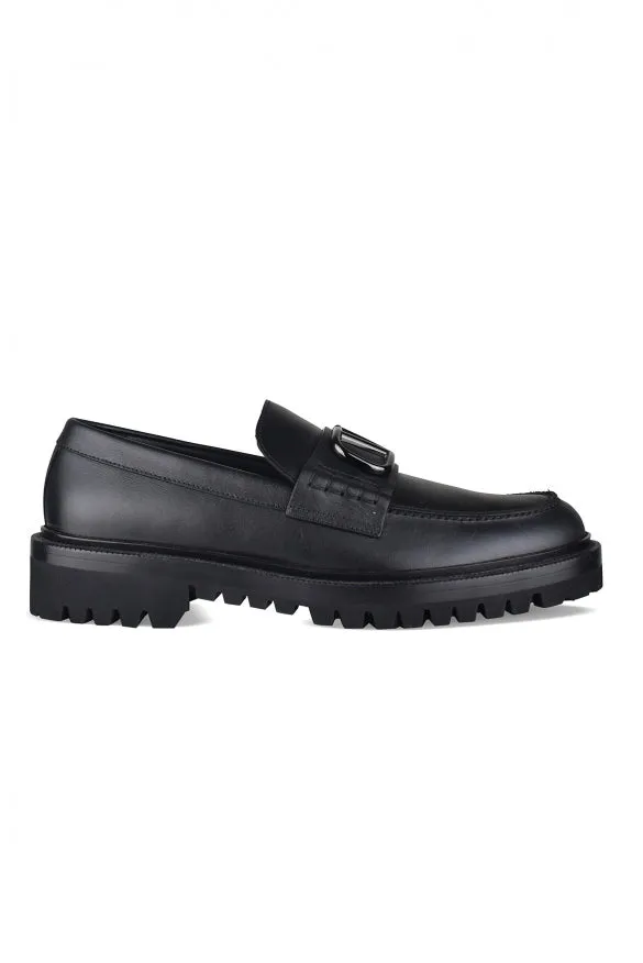 Valentino Garavani V Logo Loafers