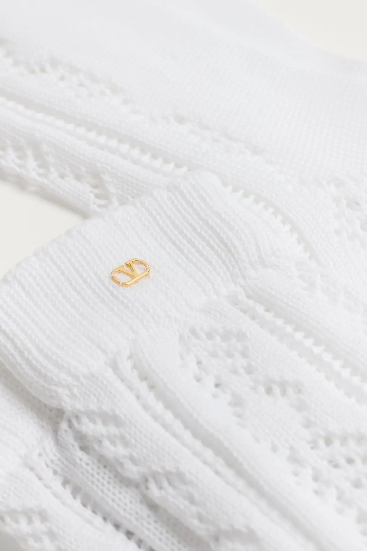 VALENTINO | PERFORATED COTTON SOCKS