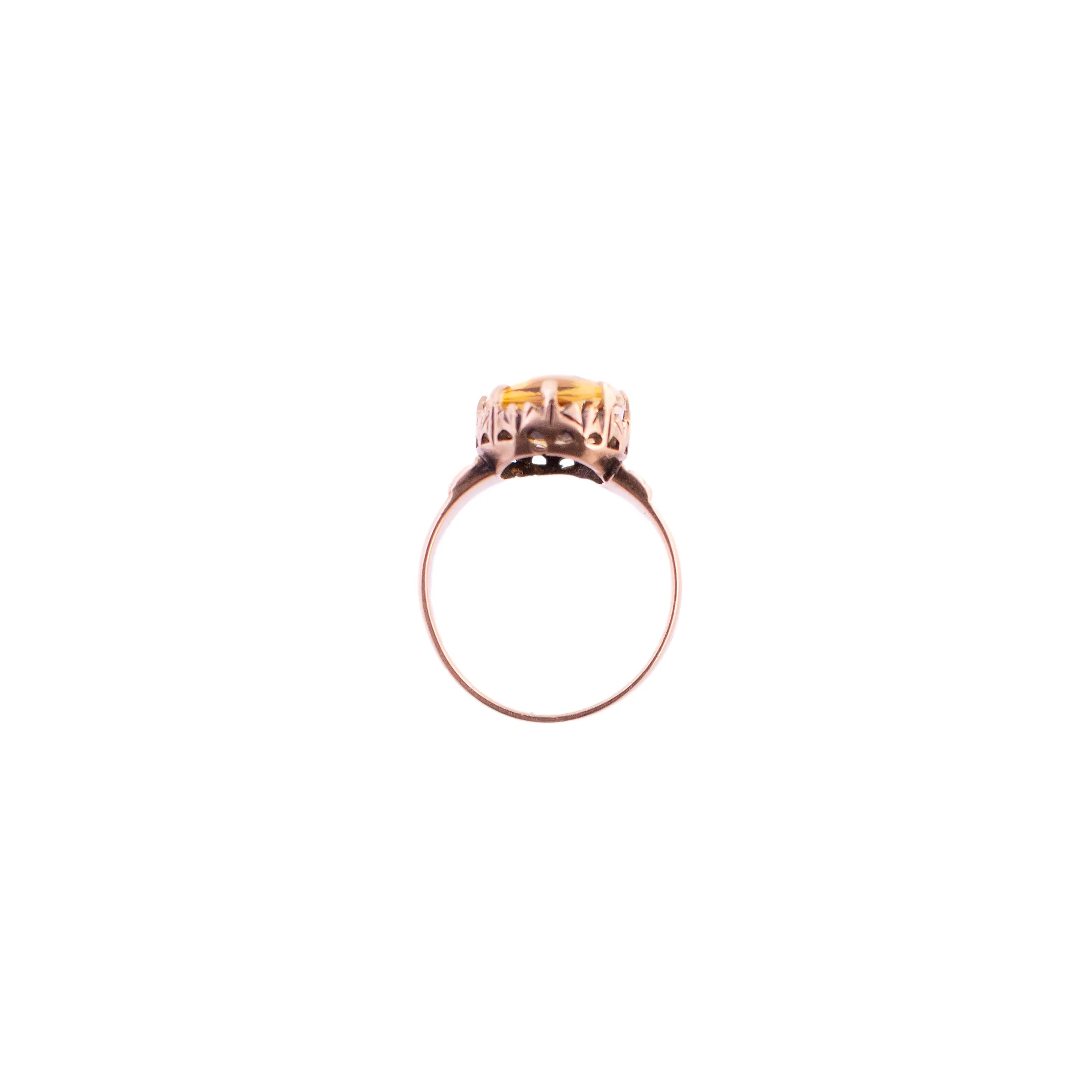 Victorian Citrine Ring