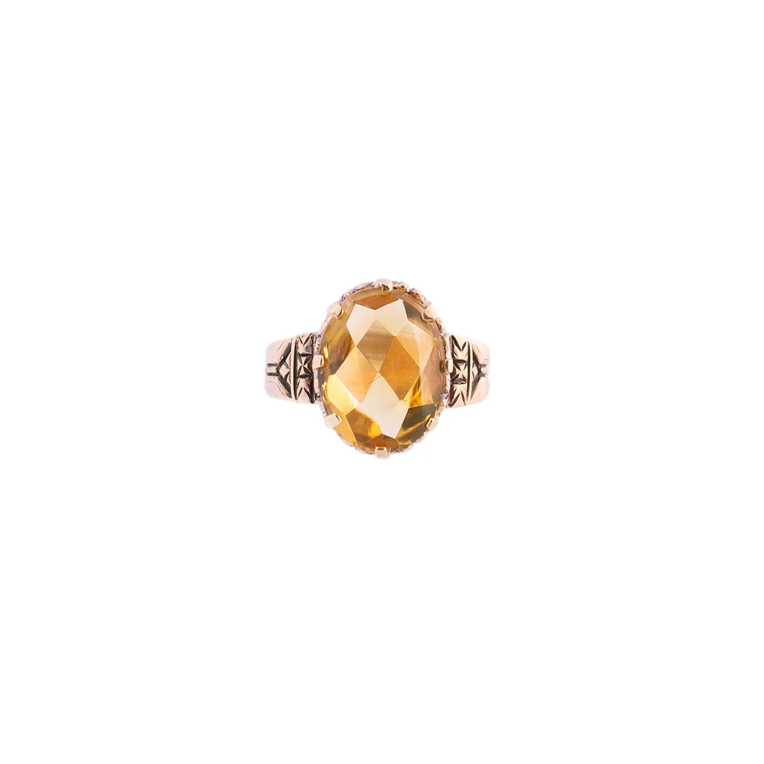 Victorian Citrine Ring