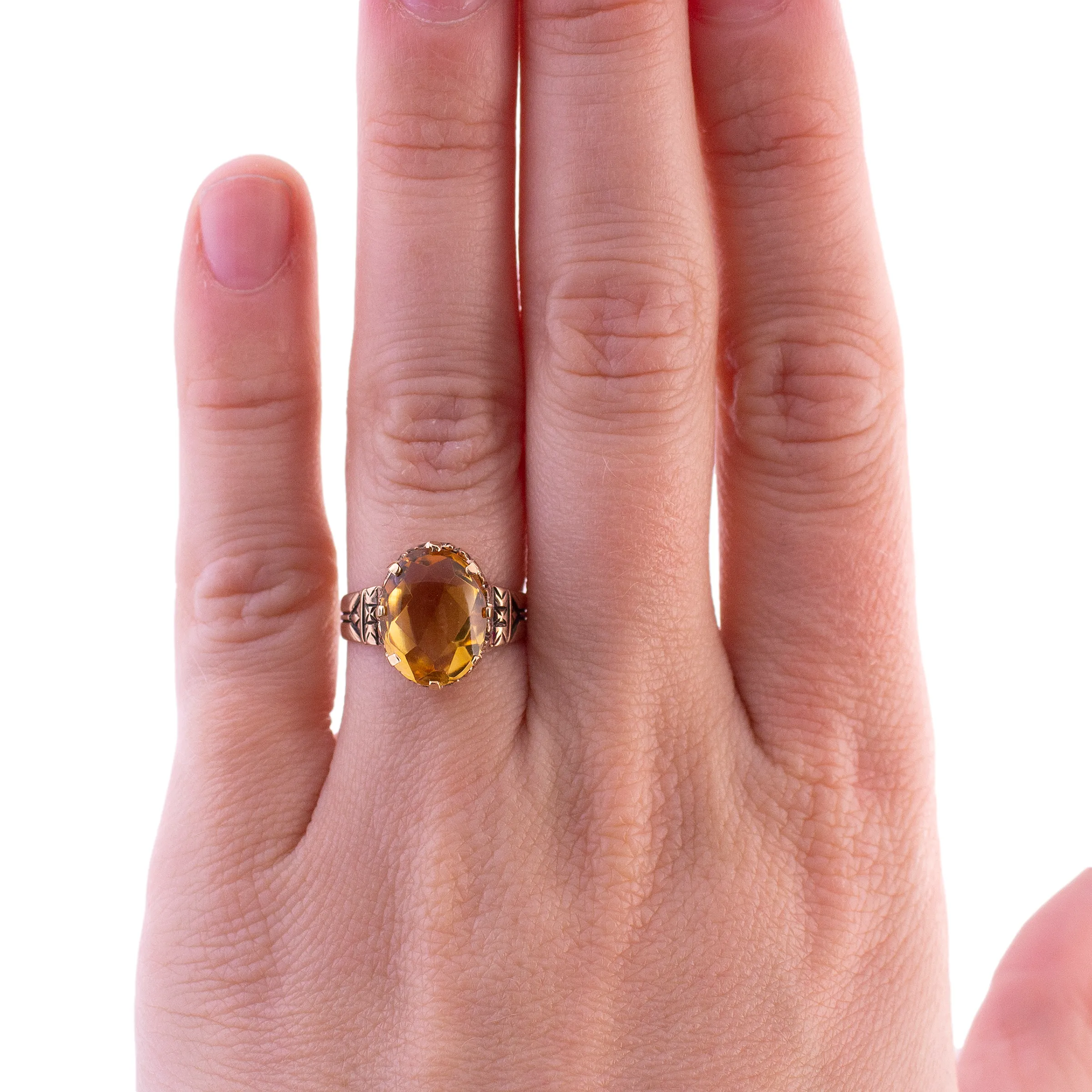 Victorian Citrine Ring