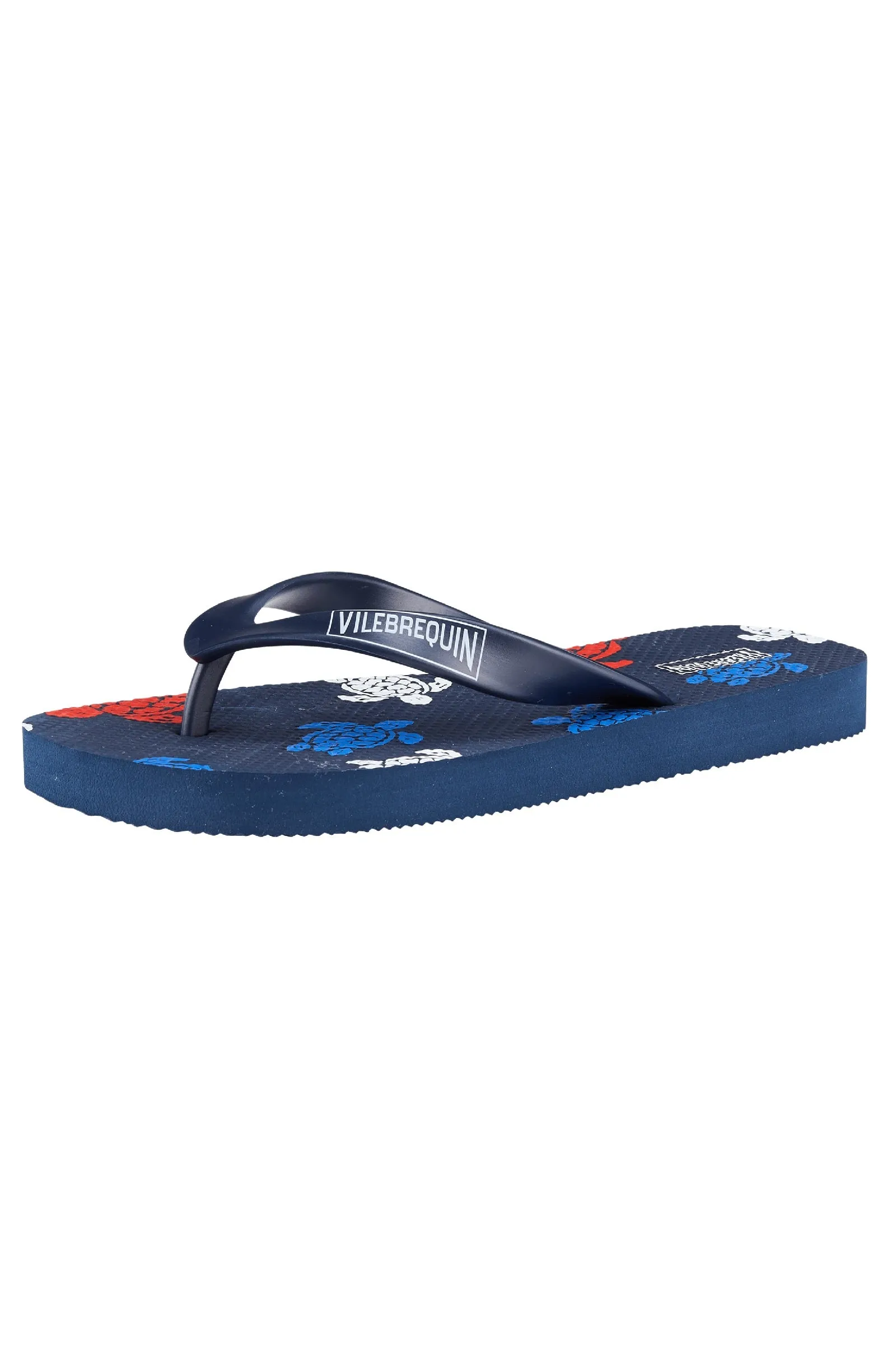 VILEBREQUIN Kids Beach Flip Flops Tortues Multicolores