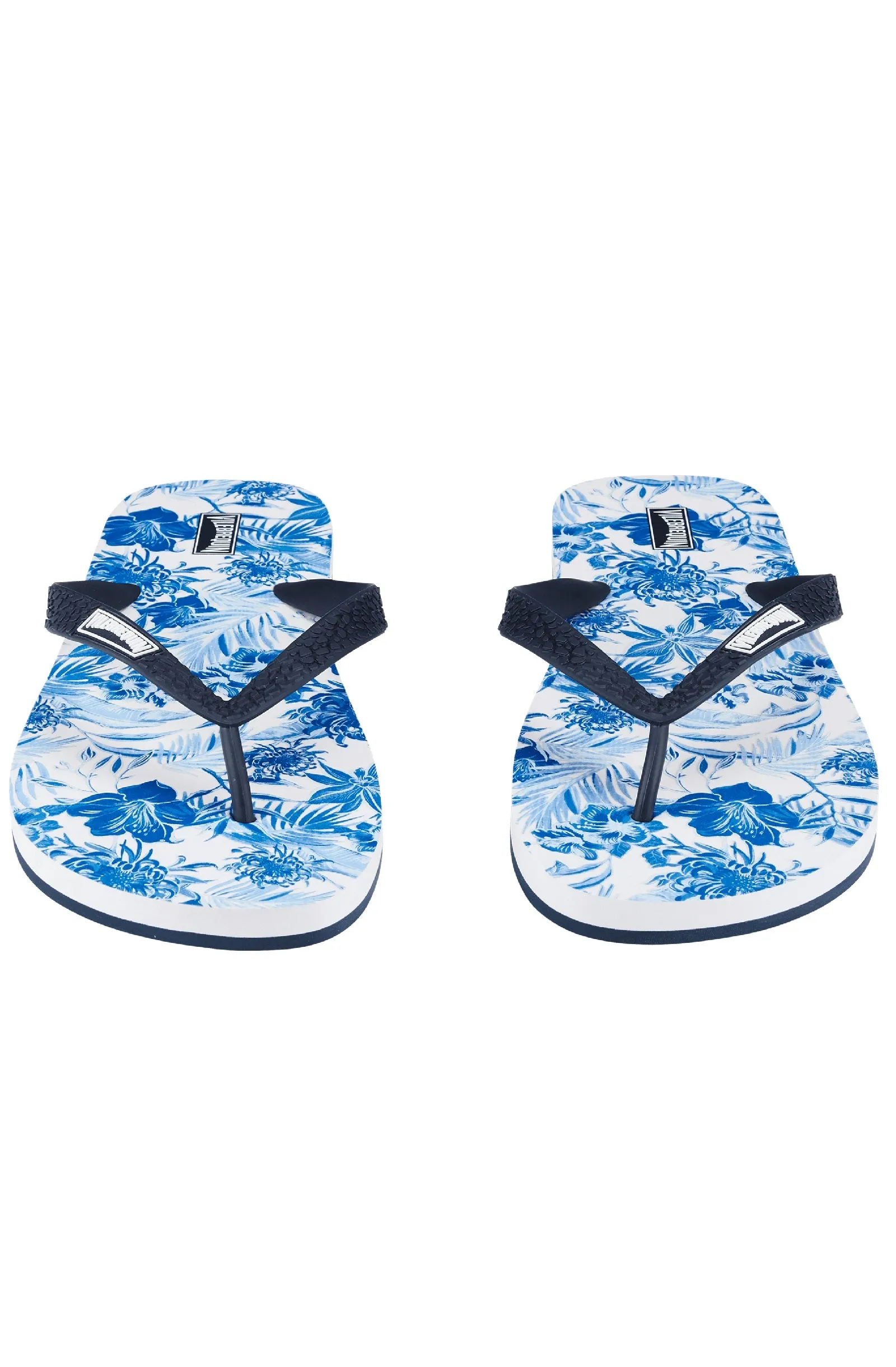 VILEBREQUIN Men Beach Flip Flops Tahiti Flowers