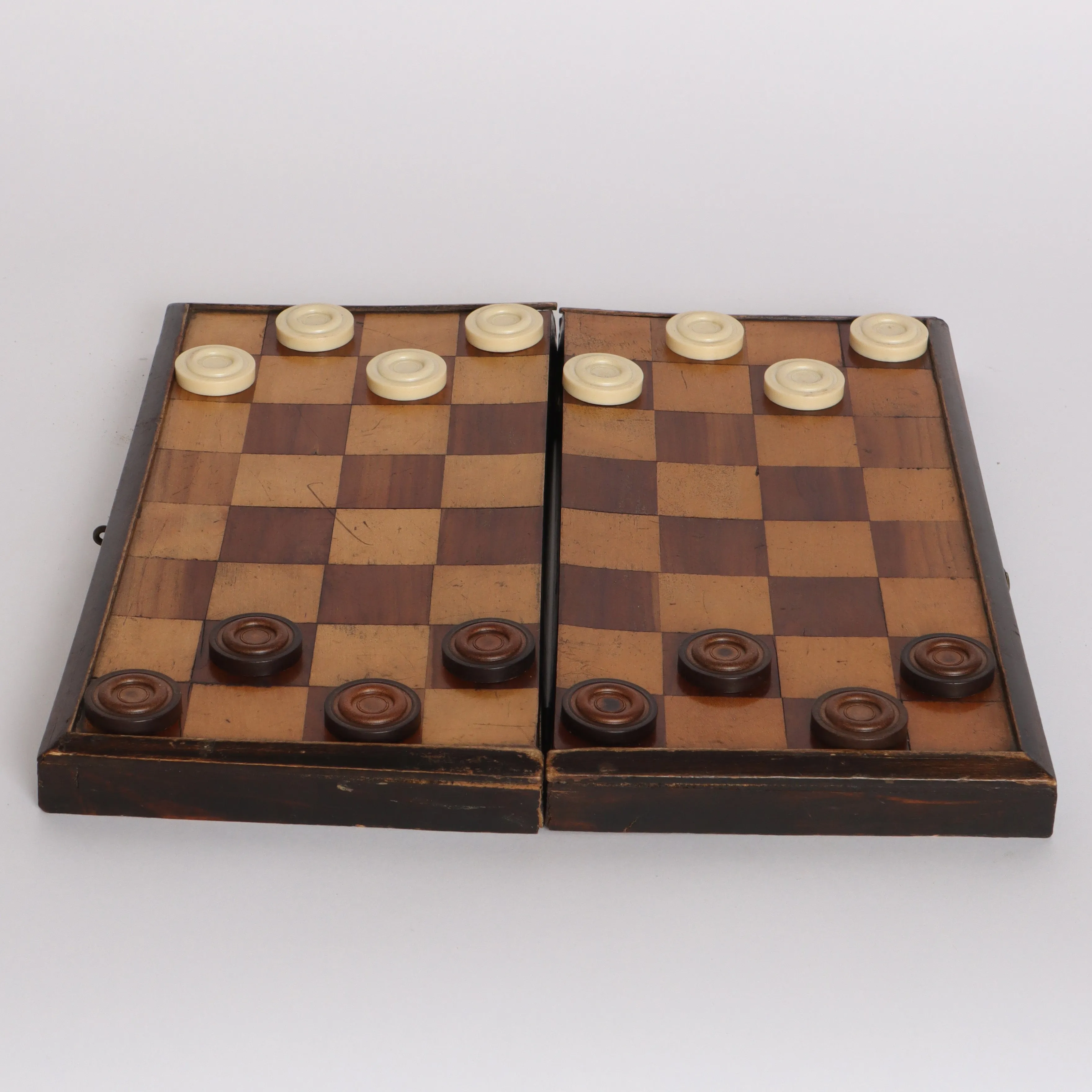 Vintage English Small Folding Game Board c1910