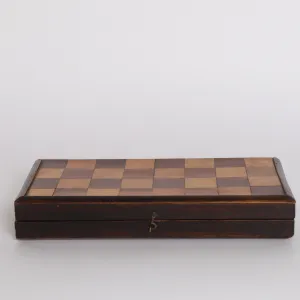 Vintage English Small Folding Game Board c1910