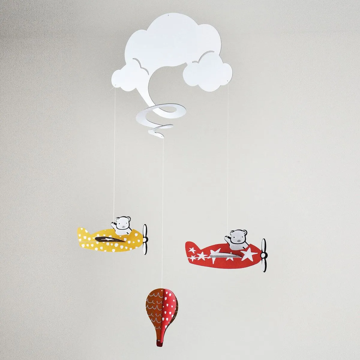 Wee Gallery Spiral Mobile - In The Clouds