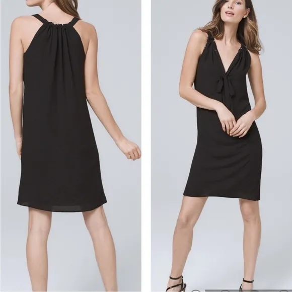 White House Black Market Ultimate Reversible Shift Dress WHBM Size 2P Petite