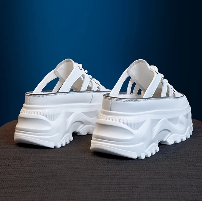 Women Flats Loafers Super High Heels Round Toe